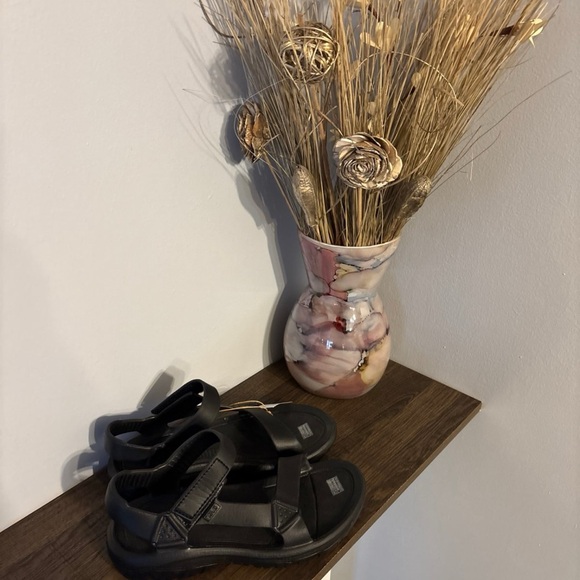 Women's Black Sandals - Picture 5 of 6